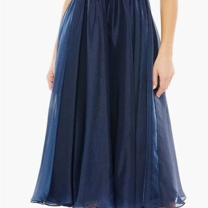 Mac Duggal Empire Rosette Midi Dress size 6